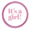 80ct It's a Girl Baby Shower Candy Pink Chocolate Coins Party Favors (80 Pack) - By Just Candy